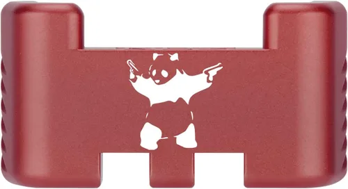 Miniatura 58 de NDZ Performance Placa trasera de aluminio con asistencia deslizante para Glock 1-5 Glock 17 19 19 19 x 22 23 24 26 27 31 32 33 34 35 45 47 49, Rojo