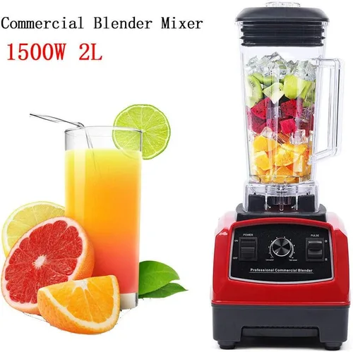 Miniatura 2 de Licuadora profesional, 2L 1500 W Licuadora comercial para encimera batidora, licuadora de alta velocidad para batidos, hielo y frutas congeladas