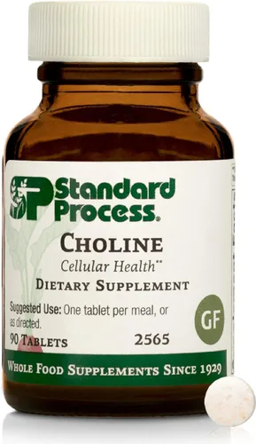 Standard Process Colina - Apoya el metabolismo saludable de las grasas, la salud del hígado y la función del sistema nervioso - Sin gluten, sin