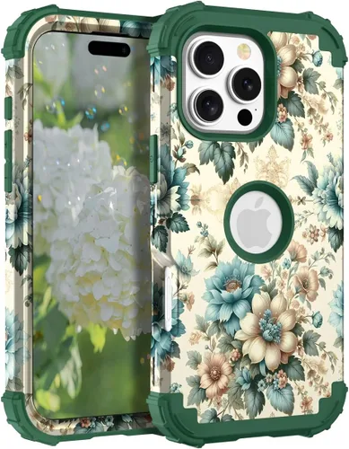 Miniatura 19 de Hocase Funda para iPhone SE 2022/2020, resistente a prueba de golpes, de plástico duro+goma de silicona, funda protectora híbrida para iPhone SE
