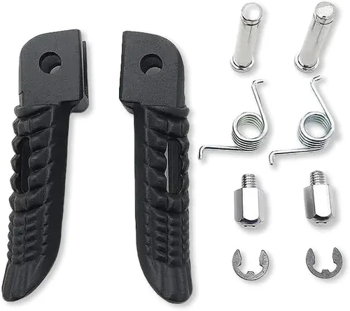 MT390-025 - Reposapiés delantero negro compatible con Suzuki Gsx-R Gsxr 600 750 1000 2000-2011 Negro - fente