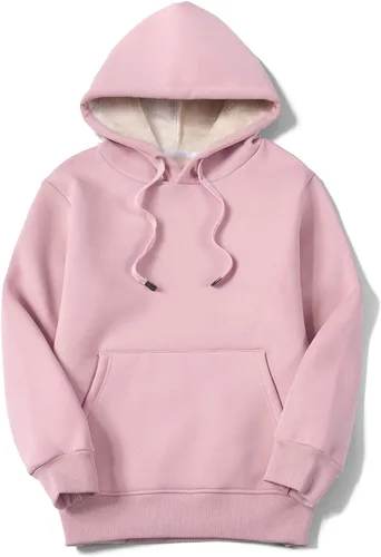 Miniatura 2 de Ayturbo Sudadera de manga larga con forro polar para mujer, casual, para invierno, cálida, con capucha