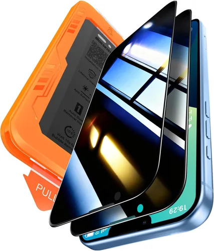 Miniatura 16 de BossKiss Protector de pantalla para iPhone 11/iPhone XR, dureza TOP 9H de grado militar a prueba de roturas, vidrio templado HD, cobertura completa