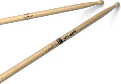 Miniatura 18 de ProMark Baquetas de tambor 5A - Baquetas clásicas de nogal 5A con punta de madera ovalada - Accesorios para bateristas - Juego de 4
