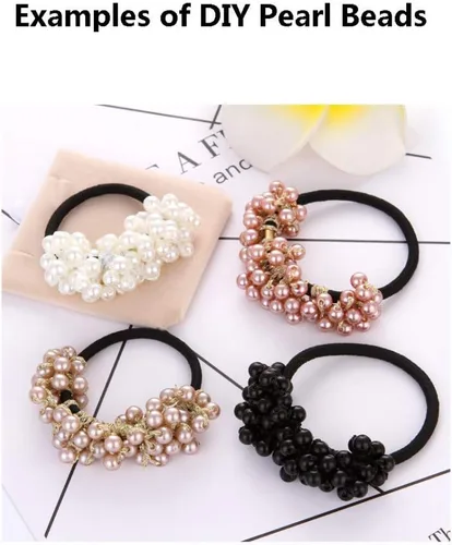 Miniatura 2 de Cuentas de perlas cultivadas de agua dulce Wish Perlas naturales Perlas de arroz sueltas Botón de cuentas sueltas para hacer pulseras, collares