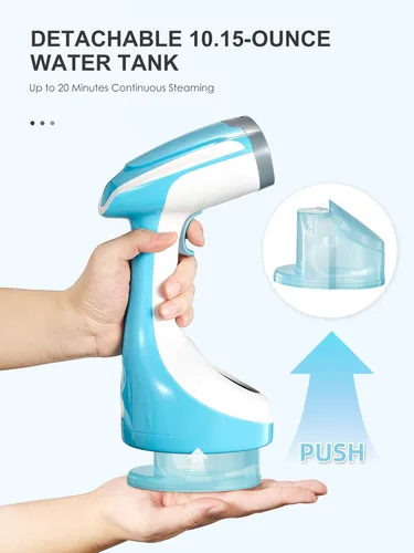 Miniatura 2 de Reemix Vaporizador para Ropa, Diseño Plegable de Mano, Removedor de Arrugas para Ropa, Vapor Penetrante Fuerte de 20g/min, Calentamiento Rápido