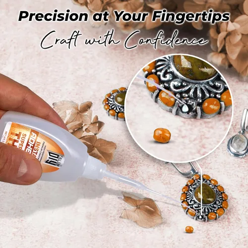 Miniatura 4 de 1.76 oz superpegamento fino a base de cianoacrilato para carpintería, maquetas de autos, maquetas de aviones y proyectos de madera, secado rápido