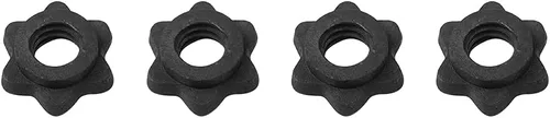 Miniatura 8 de Tookie Tuerca hexagonal para mancuernas, 2 pares de collares Spinlock para levantamiento de pesas, abrazadera de tornillo antideslizante, piezas