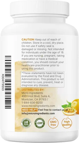 Miniatura 8 de Micro Ingredients Gomitas de vitamina D3 K2, 120 unidades 5,000 UI de vitamina D + 100 mcg K2 MK-7 Suplementos para la salud ósea, inmunitaria