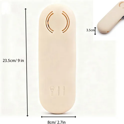 Miniatura 3 de Soporte magnético de silicona para brochas de maquillaje – Estuche organizador portátil de brochas de cosméticos, almacenamiento de herramientas