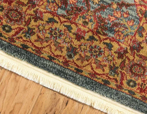 Miniatura 3 de Unique Loom - Alfombra de la colección Edinburgh - Monroe (2 x 6 pies 1 pulgada, pasillo, azul/marrón)