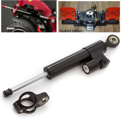 Amortiguador de dirección CNC amortiguadores estabilizadores direccionales para motocicleta/motocicleta/scooters eléctricos/motos de nieve/pedales