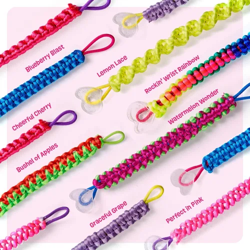 Miniatura 5 de Pretty Me Kit de fabricación de pulseras de la amistad para niñas, manualidades para niñas, fabricante de pulseras de cuerda, regalos para niños