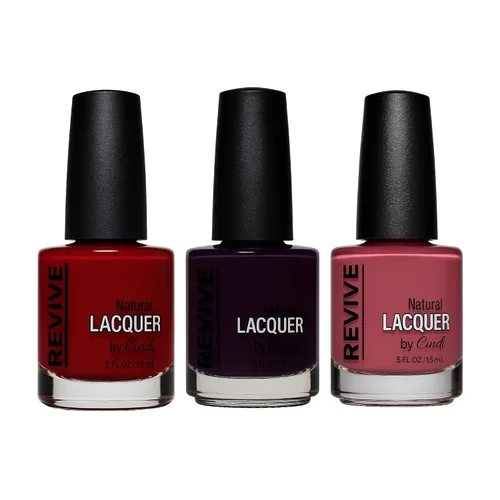 Miniatura 8 de Brighten Your Day - Juego de esmaltes de uñas – Paquete de 3 tonos vibrantes en Coral Reef, Getting Reddy y Pinky Swear – 7 libre, no tóxico