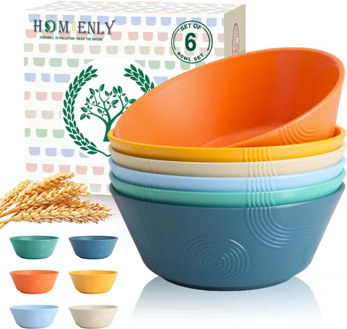 Miniatura 18 de Homienly Juego de 6 tazas de paja de trigo, tazas de salsa irrompibles de 4.5 onzas y tazas de salsa, tazas de condimento para tazas de charcutería