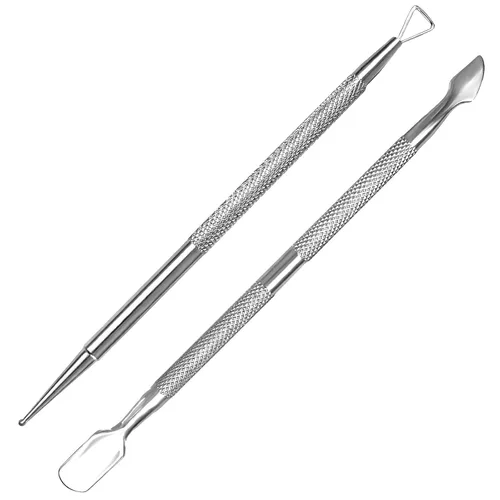 Miniatura 7 de Empujador y cortador profesional de cutículas, recortador de cutículas y removedor de cutículas, juego de herramientas de manicura de 2 piezas