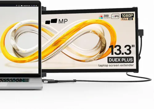 Miniatura 9 de Geminos - Monitores de computadora apilados duales de 24 pulgadas con cámara web y altavoces de 1080P, carga USB-C de 65 W, monitor de escritorio