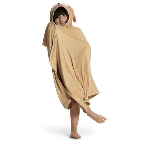 Miniatura 8 de Delta Children Toalla de baño con capucha para niños con bolsillos - Super suave y absorbente - Gran regalo para niños y niñas, Perro Marrón