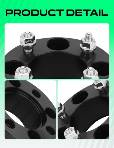 Miniatura 8 de YHTAUTO 4 piezas de espaciadores de rueda 4X110mm 2 pulgadas compatibles con modelos Honda, Yamaha, Suzuki, Bombardier, Kawasaki, espaciadores