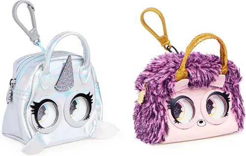 Miniatura 2 de Purse Pets Micros, Denim Deerie Stylish Small Purse with Eye Roll Feature