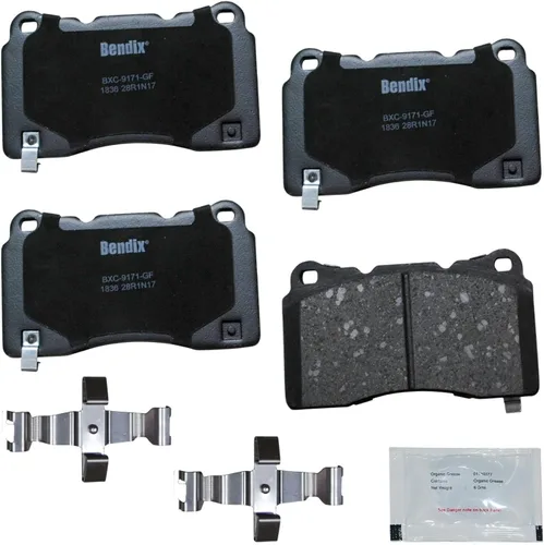 Miniatura 56 de Pastillas de freno delanteras cerámicas Bendix Priority1 CFC2302 para Hyundai Elantra 2021, Sonata 2022-2020, Kia K5 2023-2021