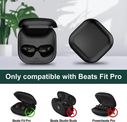 Miniatura 2 de Funda de carga inalámbrica para Beats Fit Pro, cargador de repuesto para Beats Fit Pro con emparejamiento Bluetooth, batería integrada de 700 mAh