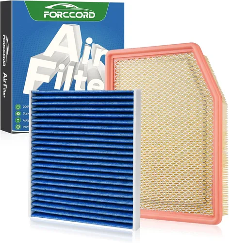 Miniatura 29 de Combo de Filtro de Aire de Cabina y Motor Forccord Compatible con Honda Civic 2016-2025 2026 2.0L, HR-V 2023-2026 2.0L Filtro de Cabina de Carbón