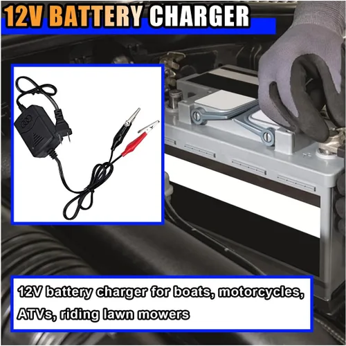 Miniatura 4 de Cargador Mantenedor de Batería Inteligente de Ácido de Plomo Sellado (SLA) de 12V 1300mA, Mantenedor de Cargador Automático de Coche para RV, ATV