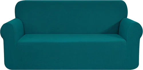 Miniatura 10 de CHUN YI - Funda elástica de 1 pieza para sillón grande, funda protectora suave de Jacquard con elastano, detalle de cuadros y parte inferior
