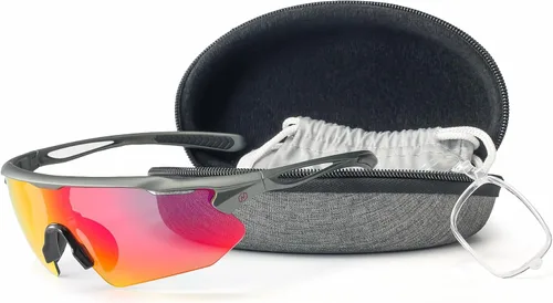 Miniatura 6 de Nordik AKSEL - Lentes de ciclismo TR90 con marco de protección UV para mujeres y hombres, gafas de sol deportivas