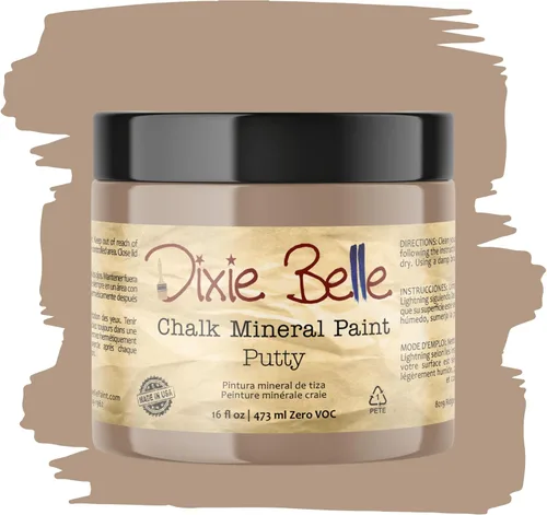 Miniatura 77 de Dixie Belle Paint Company - Pintura con acabado de tiza para muebles, color negro (Caviar), 1 galón, 128 fl oz, pintura mineral color rosa intenso
