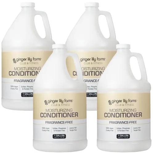 Miniatura 8 de Ginger Lily Farms Club & Fitness - Acondicionador hidratante para cabello seco, 100% vegano y libre de crueldad, aroma a aloe vera, repuesto de 1