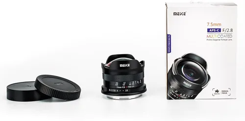 Miniatura 8 de Meike MK-0.295 in f2.8 Ultra Wide Circular APS-C Lente Ojo de Pez de Enfoque Manual para Sony E Mount Cámara sin espejo
