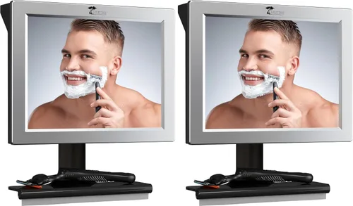 Miniatura 12 de Espejo para ducha que no se empaña, Plateado