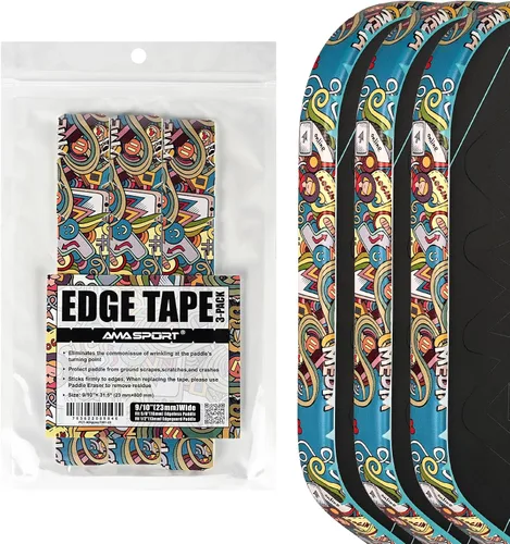 Miniatura 61 de PICKLETECH Pickleball Edge Guard Tape – Pink Unicorn Pattern Edge Tape for Pickleball Paddle - Fit Perfectly Curved Edge - No Wrinkling Sonrisa verde