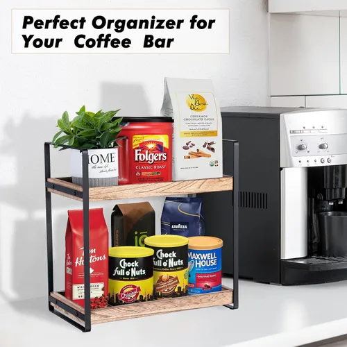 Miniatura 8 de Giftacity Organizador y Almacenamiento de Mostrador de Baño - Organizador de Encimera de Cocina para Fregadero de Baño y Barra de Café, Estante