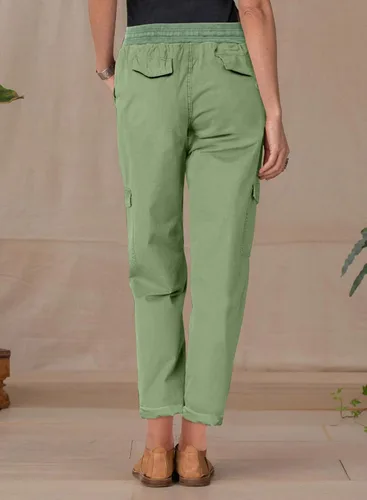 Miniatura 3 de Dokotoo Pantalones cargo para mujer, cintura alta, casual, 4 bolsillos, pantalones de senderismo al aire libre, S-XL