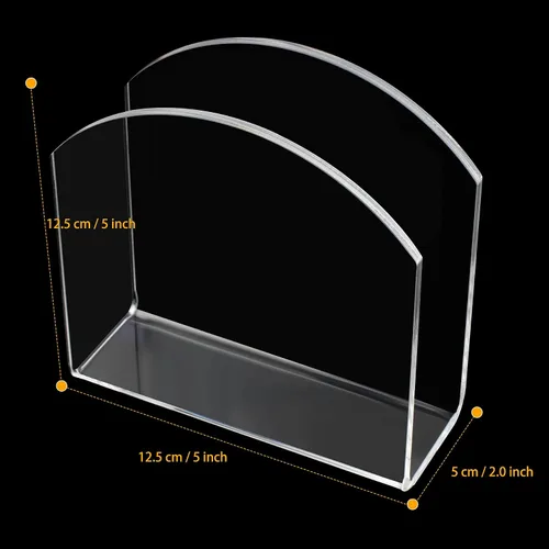 Miniatura 2 de Servilleteros de acrílico transparente para mesas, servilleteros de papel transparente para servilleteros de papel transparente, dispensador