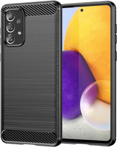 Miniatura 54 de Funda EUAGVQY para Samsung A70 Galaxy A70, Funda de Fibra de Carbono de TPU Blanda Antideslizante Duradera y Ligera, Funda Protectora para Samsung