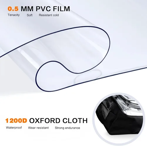 Miniatura 6 de PAMANO Mochila transparente, Negro -, A