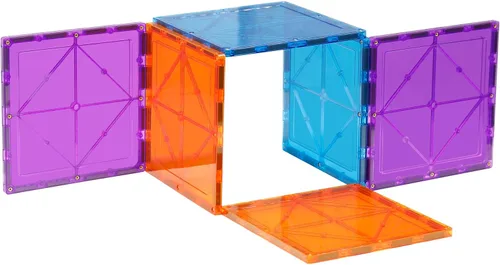 Miniatura 8 de STEM - Juego de 70 piezas de azulejos magnéticos para niños de 3 a 8 años, bloques magnéticos sensoriales Montessori para niños pequeños, kit