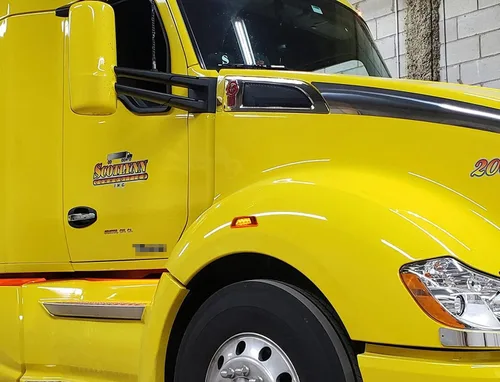 Miniatura 6 de iJDMTOY Lentes ámbar súper brillantes LED para rueda delantera delantera Fender Side Marker Lights compatibles con Kenworth T680 T700 T880