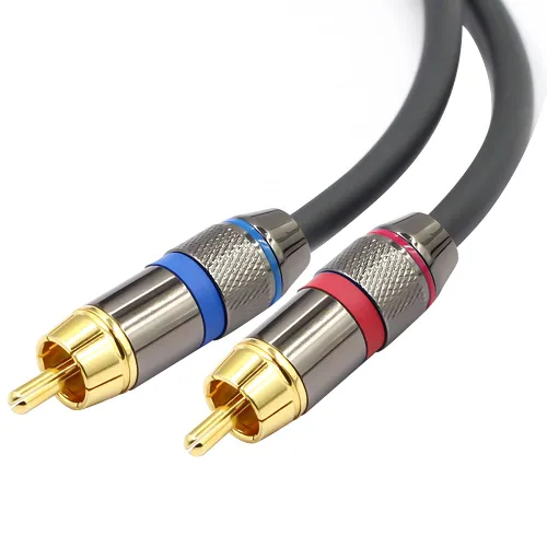 Miniatura 3 de YABEDA Cable RCA a XLR, cable de interconexión de micrófono estéreo de alta fidelidad macho a doble XLR macho de alta fidelidad, cable