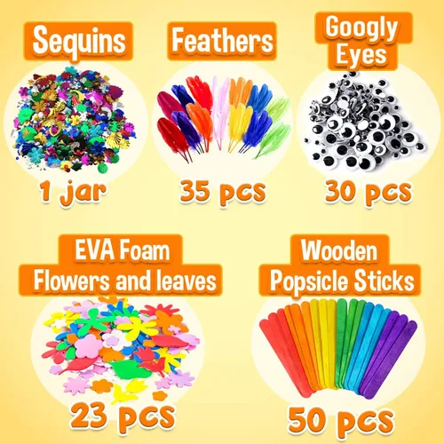 Miniatura 5 de Goody King Suministros de Artes y Manualidades para Niños - Todo en Uno Manualidades para Niños Actividades para Niños Pequeños Suministros