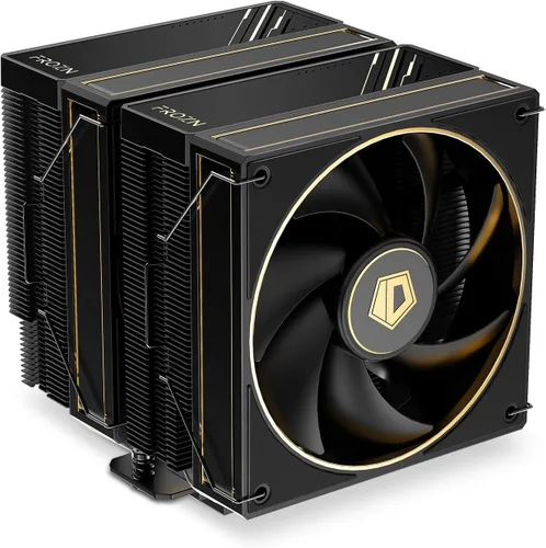 Miniatura 9 de ID-COOLING FROZN A620 Negro - Enfriador de aire para CPU de doble torre negro de 6.1" de altura, 6×Φ6mm tubos de calor, ventiladores FDB duales