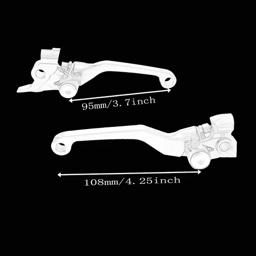 Miniatura 5 de Manija de palanca de freno de embrague de pivote plegable CNC para motocicleta SX XCW XC SX-F XC-W XC-F XCF-W EXC-F 125 150 250 300 450 500 Dirt