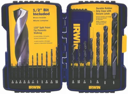 Miniatura 6 de IRWIN Tools 1881322 Impact Performance Series Broca de óxido negro de punta dividida de 135 grados, 10