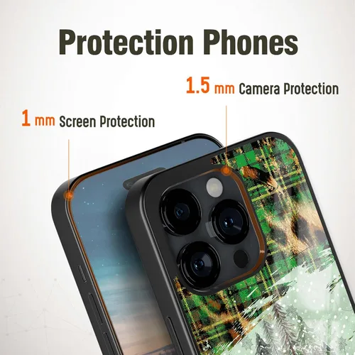 Miniatura 3 de Fundas de teléfono navideñas para niños, cubierta de silicona personalizada para iPhone 11, 12, 13, 14, 15, 16, 17 Pro Max Plus Mini X 7 8 SE