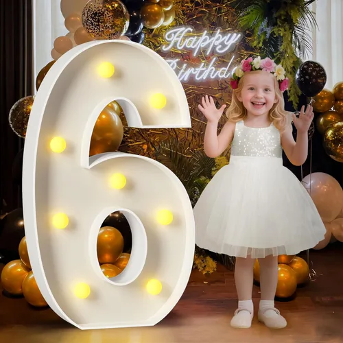 Miniatura 35 de Mixifox Letras O de marquesina de 3 pies, letras grandes iluminadas de 3 pies de alto con luces, letra grande para boda, compromiso, graduación