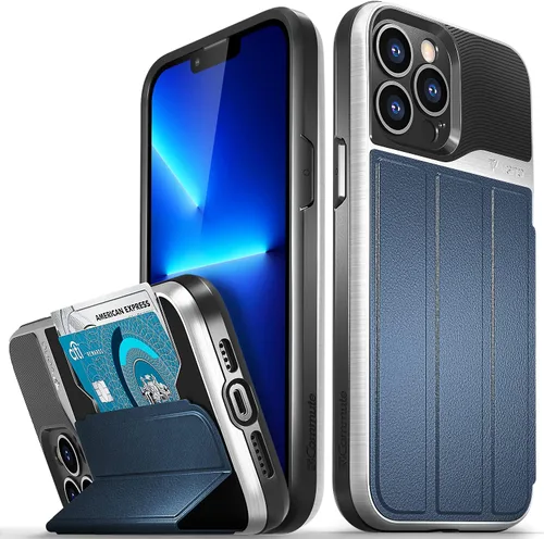 Miniatura 14 de VENA vCommute - Funda tipo cartera compatible con Apple iPhone 12 Pro Max (6.7 pulgadas) (protección contra caídas de grado militar), funda de cuero